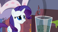 Rarity awkward smile S2E5