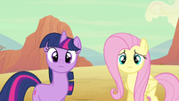 Twilight & Fluttershy cuteness S2E14