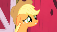 Applejack tries to lie to Pinkie S1E25