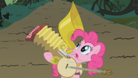 Pinkie gesturing to her instruments S1E10