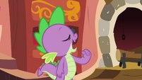 Spike flexing a muscle S2E16