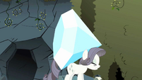 Grey Rarity carrying large gem S2E1