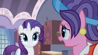 Rarity's mother talking to Rarity S2E05