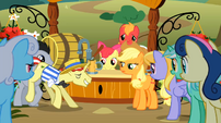 Flim approaching Applejack S02E15