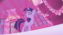 Twilight Sparkle with sunburst in background S2E03