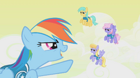 Rainbow clears other Pegasi for takeoff S1E11