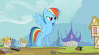 Rainbow Dash still proud S2E8