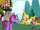 Berryshine along with other ponies walking around Ponyville S1E01.png