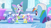 Rarity gaining a lot of attention S1E16.png