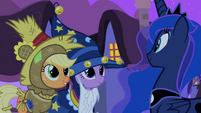 Applejack and Twilight with Luna S2E04