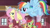 Fluttershy Rainbow worried S02E14