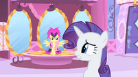 Rarity and Fluttershy nervous S1E20