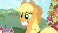 Applejack's artificial grin S1E25