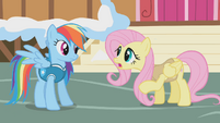 Fluttershy "you have to wake animals slowly" S1E11