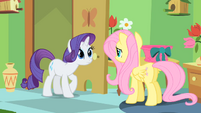 Rarity and Fluttershy are about to have a talk S1E20