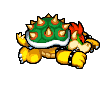 Bowser Defeated Pose