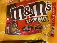 Peanut in the classic mix share size bag from 2021-2024