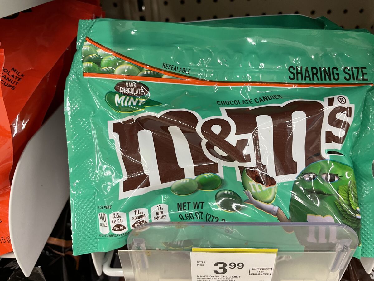 M&M Mint Dark Chocolate, From the USA!