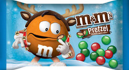 Christmas Pretzel M&M's