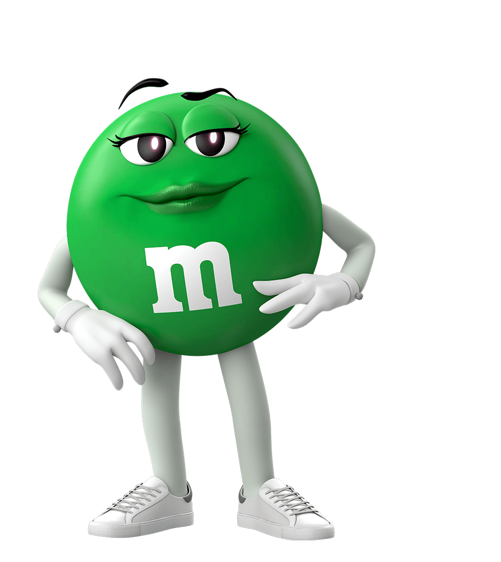 green m&m character