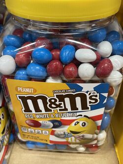 Grocery Gems: M&M's Limited Edition: Red, White and Blue