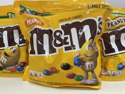 M & M Milk Chocolate Peanut 1.74oz Bag or 48 Count Box — b.a.