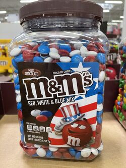 Grocery Gems: M&M's Limited Edition: Red, White and Blue