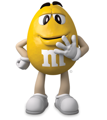 Yellow/History and appearances, M&M'S Wiki