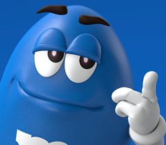 Blue (M&M's), Heroes Wiki