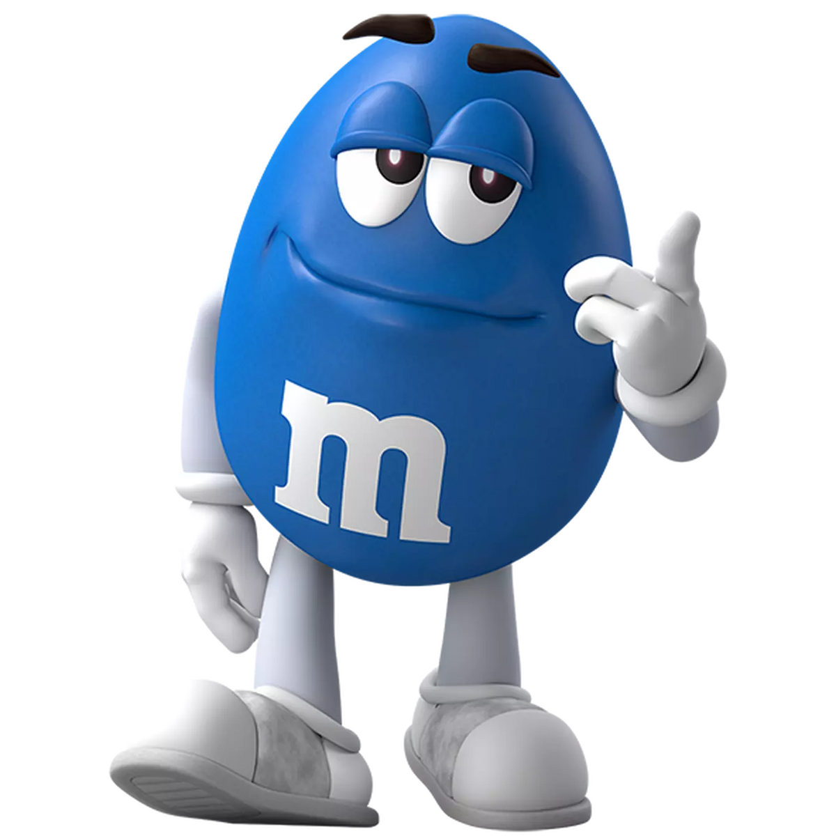 m and m blue