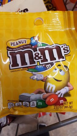 big bag of peanut m&ms