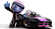 Another HD Render of Jez and her Kart.