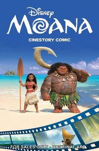 Moana- Cinestory Comic