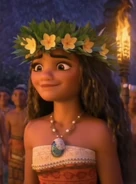 the flower crown in Moana 2
