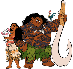 Maui's fish hook/Gallery, Moana Wikia