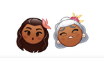 Moana and Grandma Tala Emojis