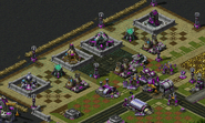 American AI base, including all 4 superweapons.