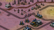 The first type of weapon jamming: against infantry.
