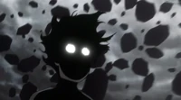 ??? Lifting up Teruki and the remains of his school into the sky