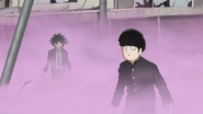 Mob suprised by Matsuo appareance