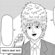 Top of Teru's head: 150% (manga)