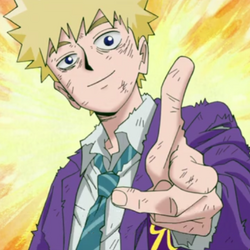 Blonde Esper é um personagem baseado em Teruki Hanazawa de Mob Psycho 100