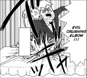 Reigen Special Technique - Evil Crushing Elbow