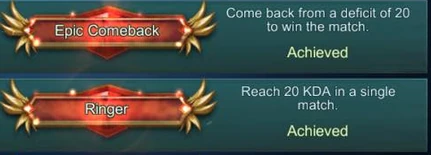 Achievements Guide Mobile Legends Bang Bang Wiki Fandom