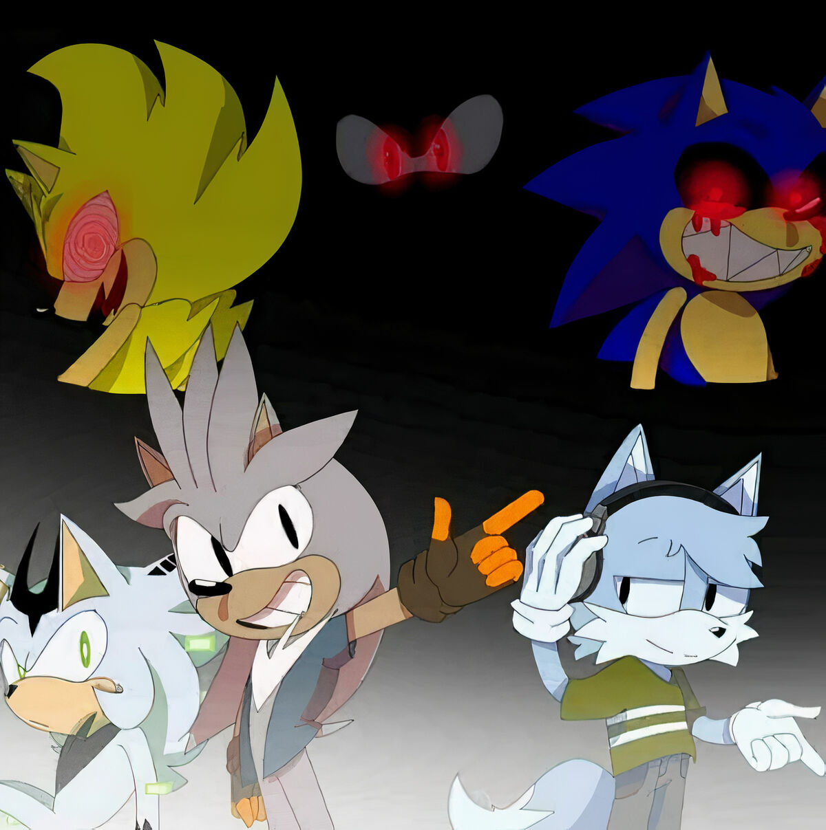 Fleetway Sonic mostra seu VERDADEIRO PODER contra Sonic.exe! Sonic vs Sonic.EXE  FULL ANIMATION 