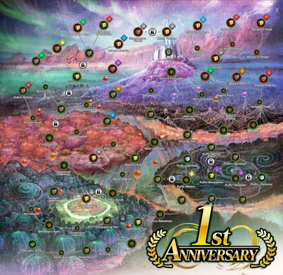 1st Anniversary map