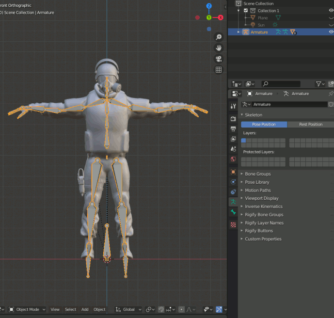 rigify - metarig is invisible, can't see it (scale, move pose it) - Blender  Stack Exchange