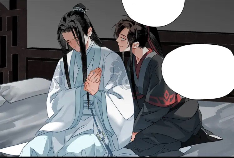 wei wuxian and lan wangji (modao zushi) drawn by piscina