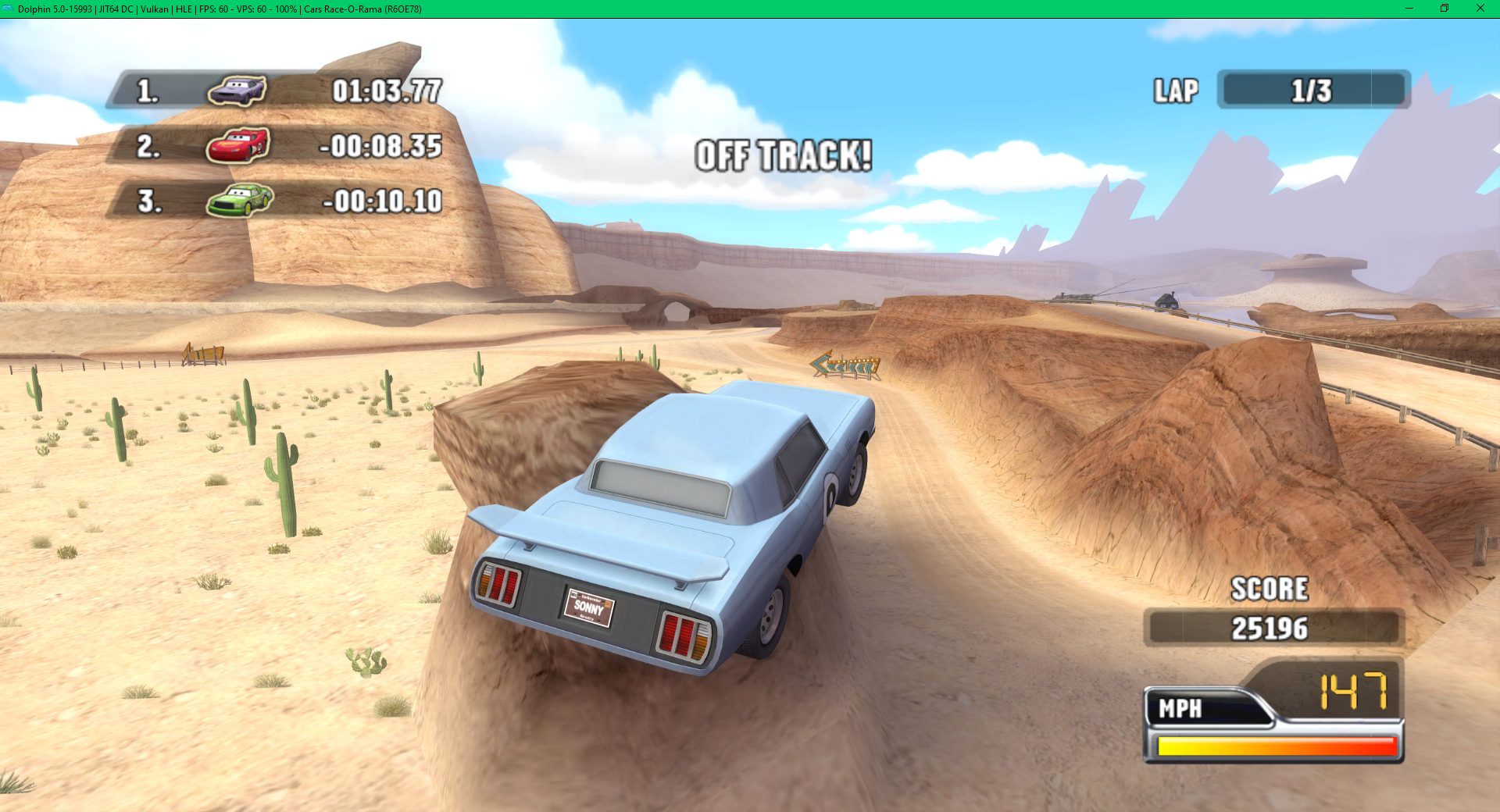 Cars Race-O-Rama Dolphin Emulator Android Settings + Gameplay 