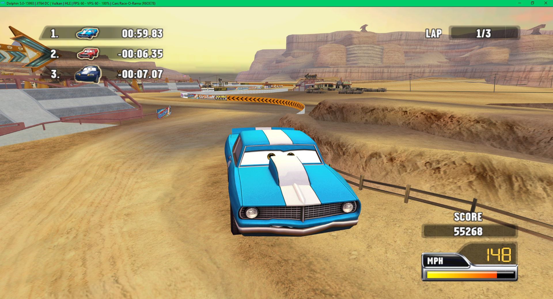 Cars: Race O Rama (PS3) Gameplay: Circuit Racing (Hudson Student Run) 